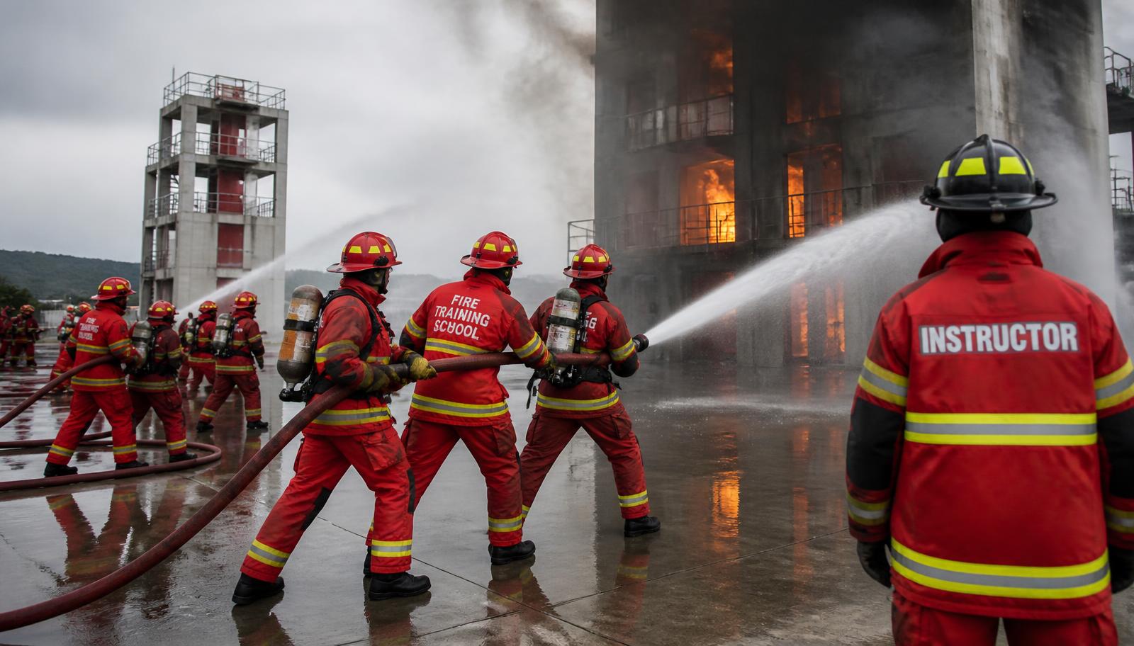 Escola de bombeiros civis